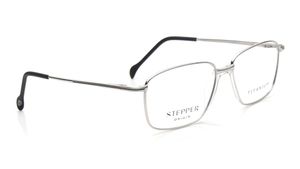 Image 2 of Silver Oval Eyeglasses for Men from Stepper Available at Titan Eye+