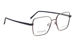 Image 2 of Brown Geometric Eyeglasses for Women from Stepper Available at Titan Eye+