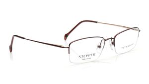 Image 2 of Brown Square Eyeglasses for Men from Stepper Available at Titan Eye+