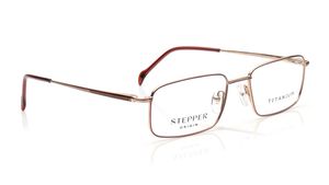 Image 2 of Brown Square Eyeglasses for Men from Stepper Available at Titan Eye+