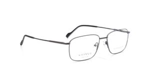 Image 2 of Grey Rectangle Eyeglasses for Men from Stepper Available at Titan Eye+