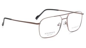 Image 2 of Brown Square Eyeglasses for Men from Stepper Available at Titan Eye+