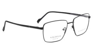 Image 2 of Black Rectangle Eyeglasses for Men from Stepper Available at Titan Eye+