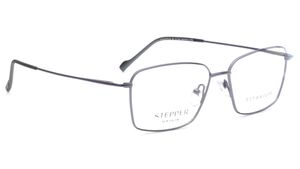 Image 2 of Blue Square Eyeglasses for Men from Stepper Available at Titan Eye+