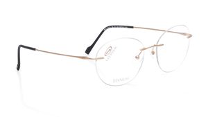Image 2 of Gold Round Eyeglasses for Men and Women from Stepper Available at Titan Eye+
