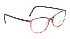 Image 2 of Maroon Butterfly Eyeglasses for Women from Silhouette Available at Titan Eye+