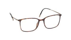 Image 2 of Brown Rectangle Rimmed Eyeglasses for Men and Women from Silhouette Available at Titan Eye+