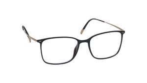 Image 2 of Black Rectangle Rimmed Eyeglasses for Men and Women from Silhouette Available at Titan Eye+