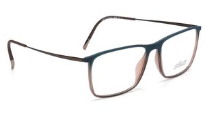 Image 2 of Brown Rectangle Eyeglasses for Men and Women from Silhouette Available at Titan Eye+