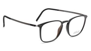 Image 2 of Black Wayfarer Eyeglasses for Men and Women from Silhouette Available at Titan Eye+