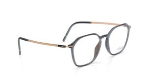 Image 2 of Black Hexagon Eyeglasses for Men and Women from Silhouette Available at Titan Eye+
