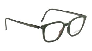 Image 2 of Green Wayfarer Eyeglasses for Men and Women from Silhouette Available at Titan Eye+
