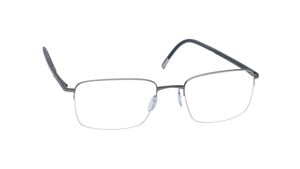 Image 2 of Gun Metal Rectangle Eyeglasses for Men from Silhouette Available at Titan Eye+