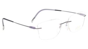Image 2 of Purple Rectangle Eyeglasses for Men and Women from Cartier Available at Titan Eye+