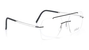 Image 2 of Black Hexagon Eyeglasses for Women from Silhouette Available at Titan Eye+