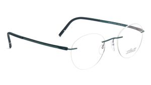 Image 2 of Olive Oval Eyeglasses for Men and Women from Silhouette Available at Titan Eye+