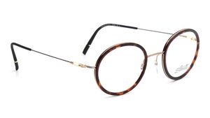 Image 2 of Brown Oval Eyeglasses for Men and Women from Silhouette Available at Titan Eye+