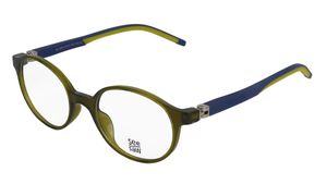 Image 2 of Olive Round Eyeglasses for Kids from SeeSaw Available at Titan Eye+