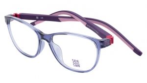 Image 2 of Purple CatEye Eyeglasses for Kids from SeeSaw Available at Titan Eye+