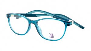 Image 2 of Blue CatEye Eyeglasses for Kids from SeeSaw Available at Titan Eye+