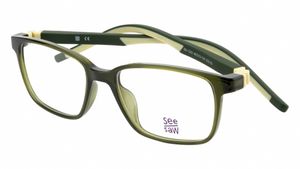 Image 2 of Green Square Eyeglasses for Kids from SeeSaw Available at Titan Eye+