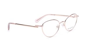 Image 2 of Rose Gold Oval Eyeglasses for Women from Swarovski Available at Titan Eye+