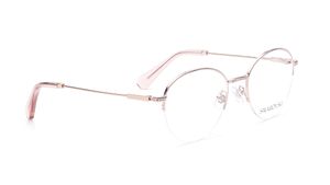 Image 2 of Rose Gold Phantos Rimless Eyeglasses for Women from Swarovski Available at Titan Eye+