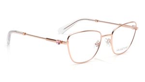 Image 2 of Rose Gold CatEye Eyeglasses for Women from Swarovski Available at Titan Eye+