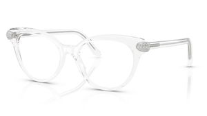Image 2 of Transparent Phantos Eyeglasses for Women from Swarovski Available at Titan Eye+