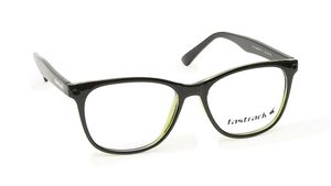 Image 2 of Black Square Eyeglasses for Men and Women from Fastrack Available at Titan Eye+