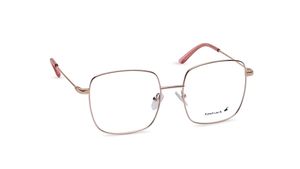 Image 2 of Gold Square Eyeglasses for Women from Fastrack Available at Titan Eye+