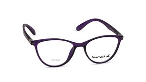 Image 2 of Purple Cateye Computer Glasses for Women from Fastrack Available at Titan Eye+