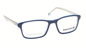 Image 2 of Verve Blue Rectangle Rimmed Eyeglasses (FT1207MFP1SBUV|50) from Fastrack Available at Titan Eye+