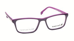 Image 2 of Purple Rectangle Eyeglasses for Men from Fastrack Available at Titan Eye+