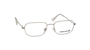 Image 2 of Silver Rectangle Eyeglasses for Men from Fastrack Available at Titan Eye+