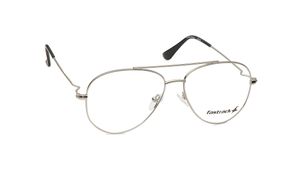 Image 2 of Silver Pilot Rimmed Eyeglasses (FT1264UFM2MSLV|56) from Fastrack Available at Titan Eye+