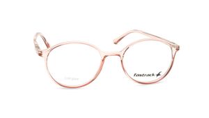 Image 2 of Orange Round Eyeglasses for Men and Women from Fastrack Available at Titan Eye+