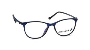 Image 2 of Blue Square Women Eyeglasses ( FT1293WFP2MBUV|54) from Fastrack Available at Titan Eye+