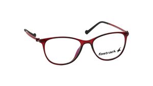 Image 2 of Red Square Women Eyeglasses ( FT1293WFP3MRDV|54) from Fastrack Available at Titan Eye+