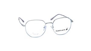 Image 2 of Silver Square Unisex Eyeglasses ( FT1337UFM2MSLV|51) from Fastrack Available at Titan Eye+