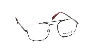 Image 2 of Black Semi-Rimmed Unisex Eyeglasses (FT1354MHM1MBKV|53) from Fastrack Available at Titan Eye+