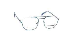 Image 2 of Blue Semi-Rimmed Unisex Eyeglasses (FT1354MHM3MBUV|53) from Fastrack Available at Titan Eye+