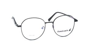 Image 2 of Black Round Unisex Eyeglasses ( FT1374UFM3MBKV|53) from Fastrack Available at Titan Eye+