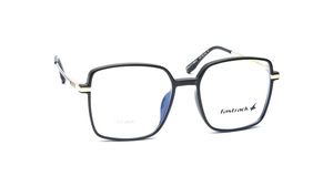 Image 2 of Black Square Unisex Eyeglasses ( FT1380UFP1MBKV|53) from Fastrack Available at Titan Eye+