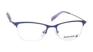 Image 2 of Blue CatEye Semi-Rimmed Eyeglasses(FT1411WHFM1SBLV) from Fastrack Available at Titan Eye+