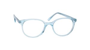 Image 2 of Blue Round Computer Glasses For Women from Fastrack Available at Titan Eye+