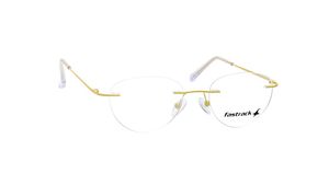 Image 2 of CatEye Rimless Women Eyeglasses(FT1437WRS1YLV|49) from Fastrack Available at Titan Eye+