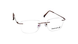Image 2 of Wayfarer Rimless Men Eyeglasses(FT1438MRM2BRV|51) from Fastrack Available at Titan Eye+