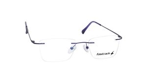 Image 2 of Rectangle Rimless Men Eyeglasses(FT1440MRS3BUV|49) from Fastrack Available at Titan Eye+