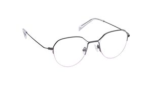 Image 2 of Grey Square Semi Rimmed Eyeglasses for Women from Fastrack Available at Titan Eye+